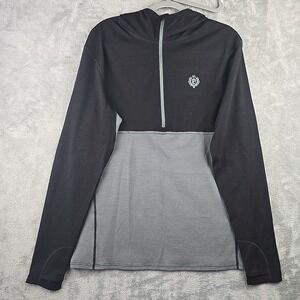 Born Primitive Hoodie Mens XL Black Lightweight Athletic Long Sleeve Stretch